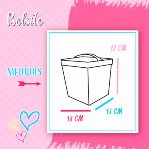 Bolsito clasico (solo bolsito, 13x13cm)