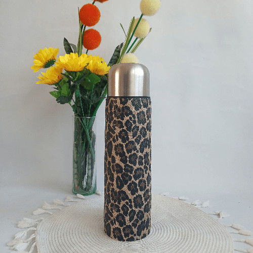 Termo bala de acero Animal Print (PU)