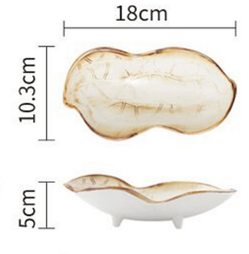 Plato Ceramica Diseño Maní