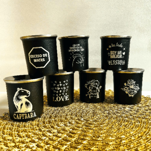 Mate de Acero Grabado (Surtidos)