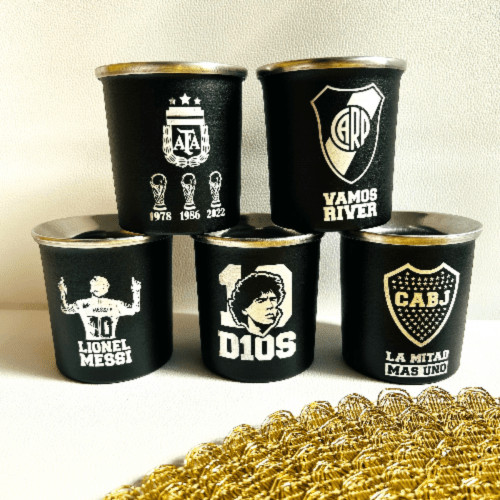 Mate de Acero Grabado (Surtidos)