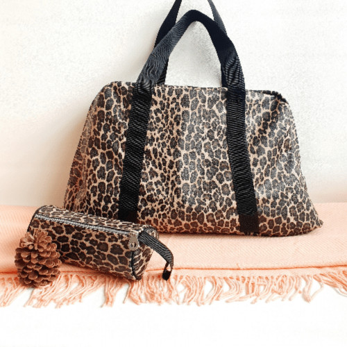 Bolso Otilia Animal Print + Cartuchera