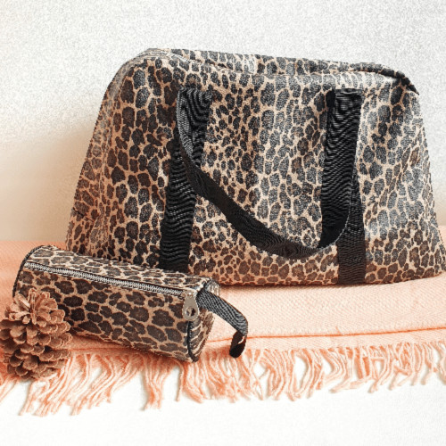 Bolso Otilia Animal Print + Cartuchera