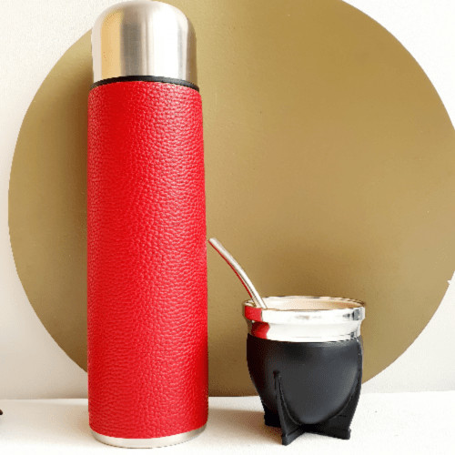 Combo Termo bala Clásico + Mate Raíces
